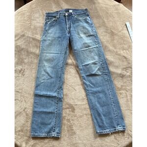 VTG Levi's Men's Jeans 501 33 x 34** Med Blue 90s/Y2K Grunge-core Indie Sleaze